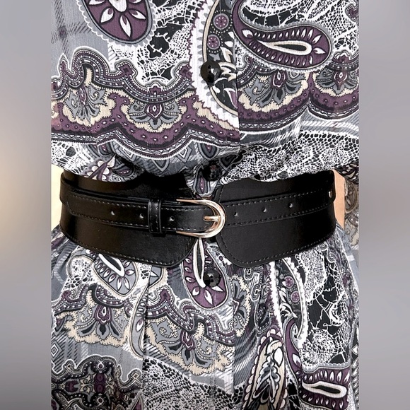 Vintage Draper’s & Damon’s Very Sheer Plaid & Paisley Blouse - Stunning! - Picture 5 of 15